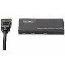 DIGITUS DS-45322 Ultra Slim HDMI Splitter 1x2 4K/60Hz HDR HDCP 2.2 18Gbps Micro USB powered