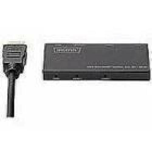 DIGITUS DS-45322 Ultra Slim HDMI Splitter 1x2 4K/60Hz HDR HDCP 2.2 18Gbps Micro USB powered