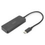 DIGITUS USB-C - 3x DP MST Video Splitter DP 1.4 4K/60Hz
