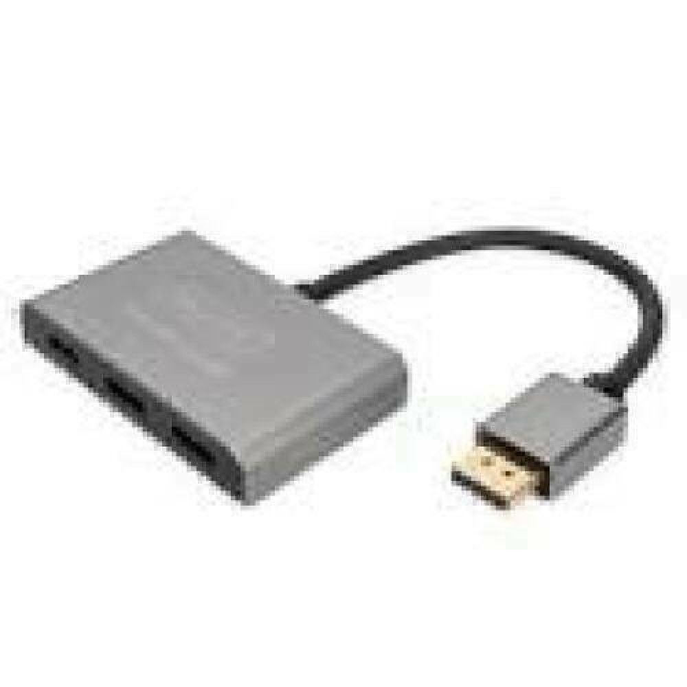 DIGITUS 4K DP - 2x DP + HDMI MST Video Splitter/Hub