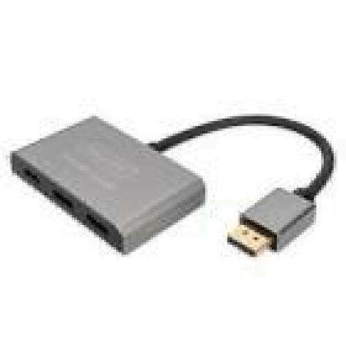 DIGITUS 4K DP - 2x DP + HDMI MST Video Splitter/Hub