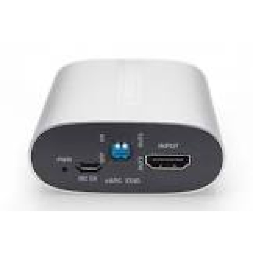DIGITUS HDMI eARC Converter/Extractor Aluminum housing grey