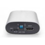 DIGITUS HDMI eARC Converter/Extractor Aluminum housing grey