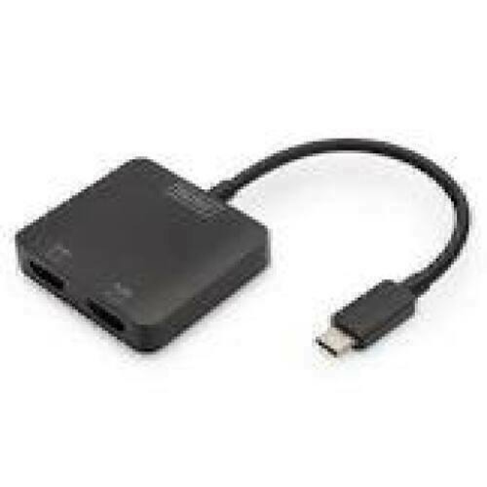 DIGITUS USB-C - 2x DP MST Video Splitter DP 1.4 4K/60Hz