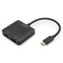 DIGITUS USB-C - 2x DP MST Video Splitter DP 1.4 4K/60Hz