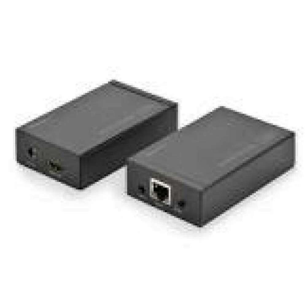 DIGITUS HDMI Video Extender over Cat5 Receiver Unit resolution up to 1080p up to 253 Units for multiple display