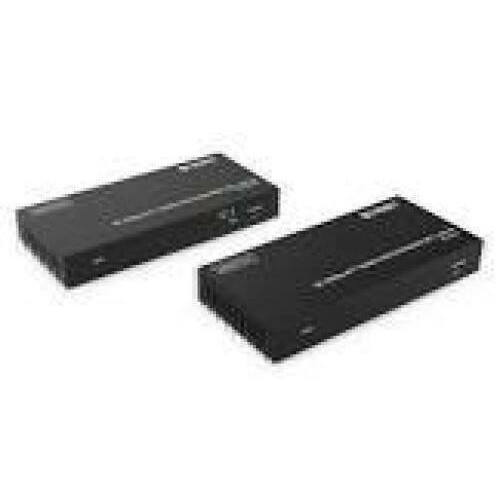 DIGITUS HDBaseT KVM Extender Set 150m 4K/60Hz USB 1.1 PoC IR black