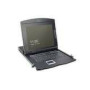DIGITUS modularized 43.2cm 17inch TFT console with 16 port KVM US keyboard RAL 9005 black color