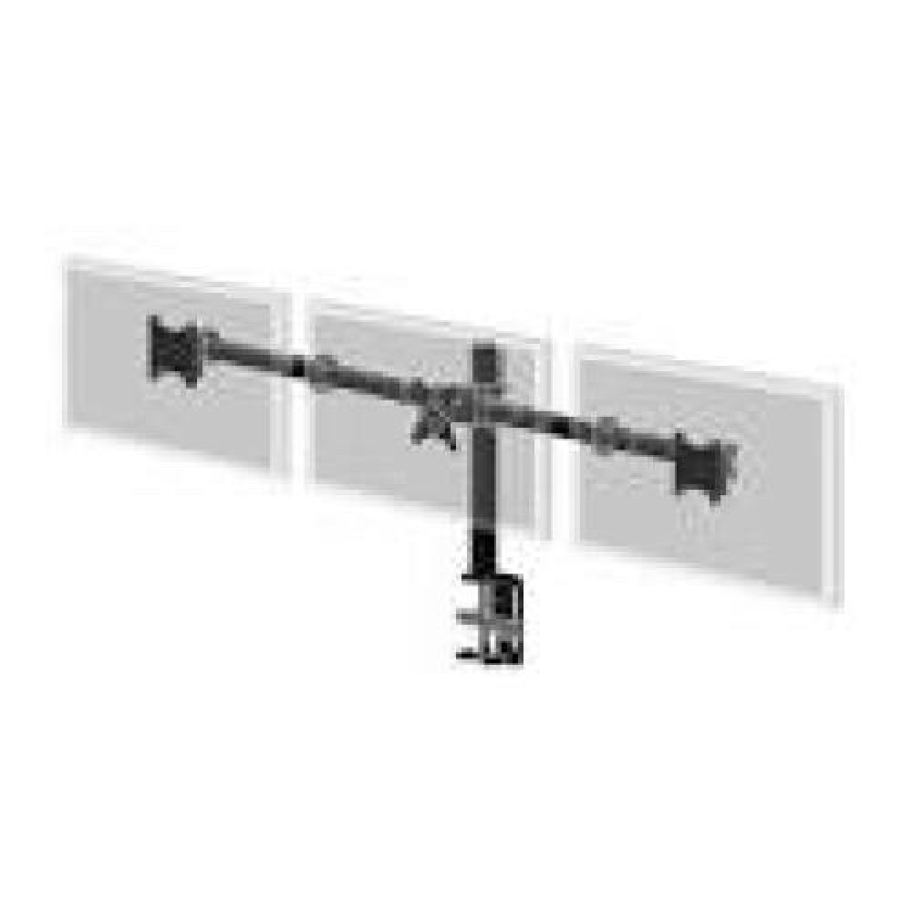 IIYAMA DS1003C-B1 Flexible Desk Mount for Triple Monitor Mount with Clamp or grommet Screen size 10-27inch