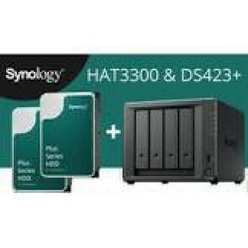 Bundle SYNOLOGY DS923+ 4-Bay DS NAS + 4xHAT3300-4T HDD