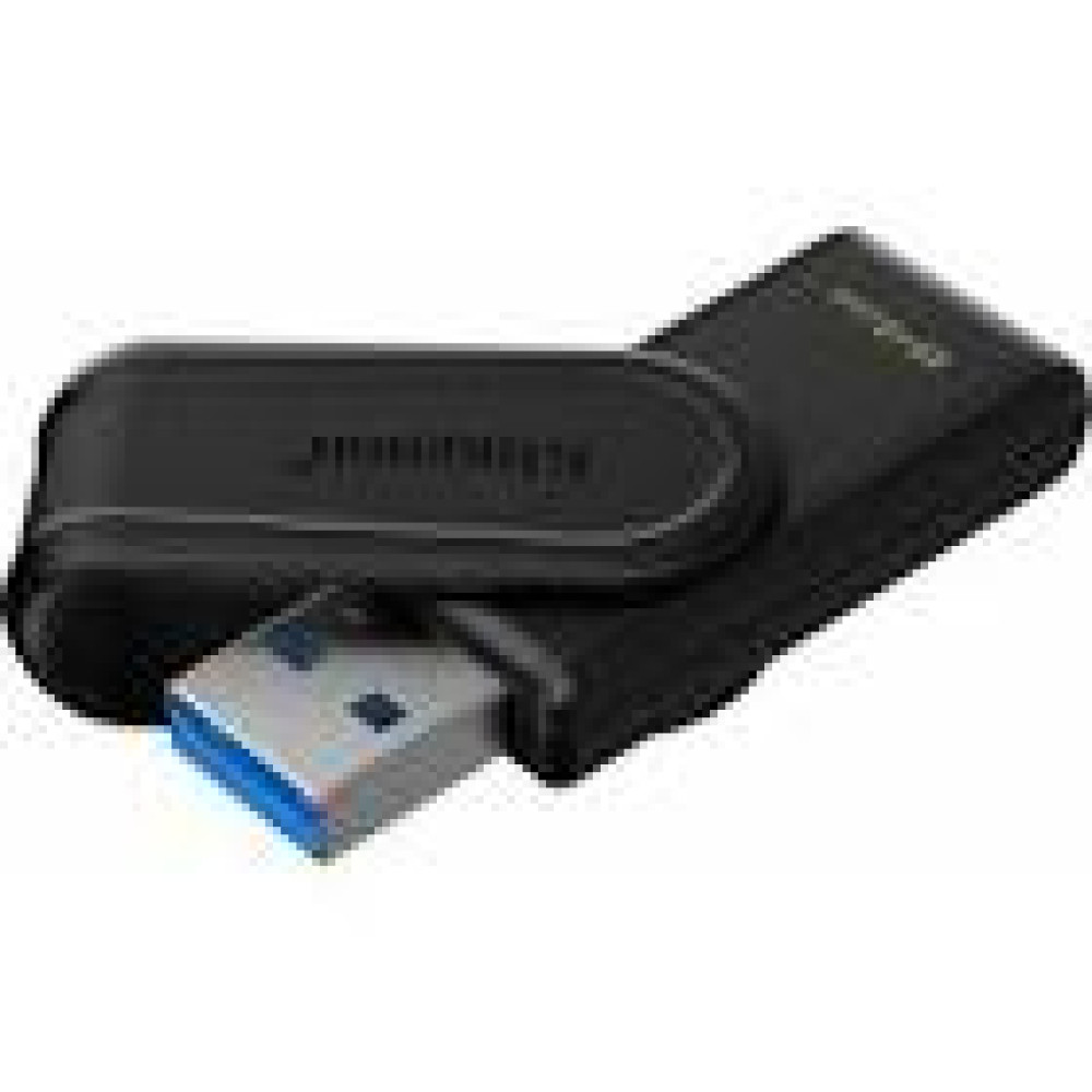 KINGSTON 64GB Portable USB 3.2 Gen 1 DataTraveler Exodia S Black/Black