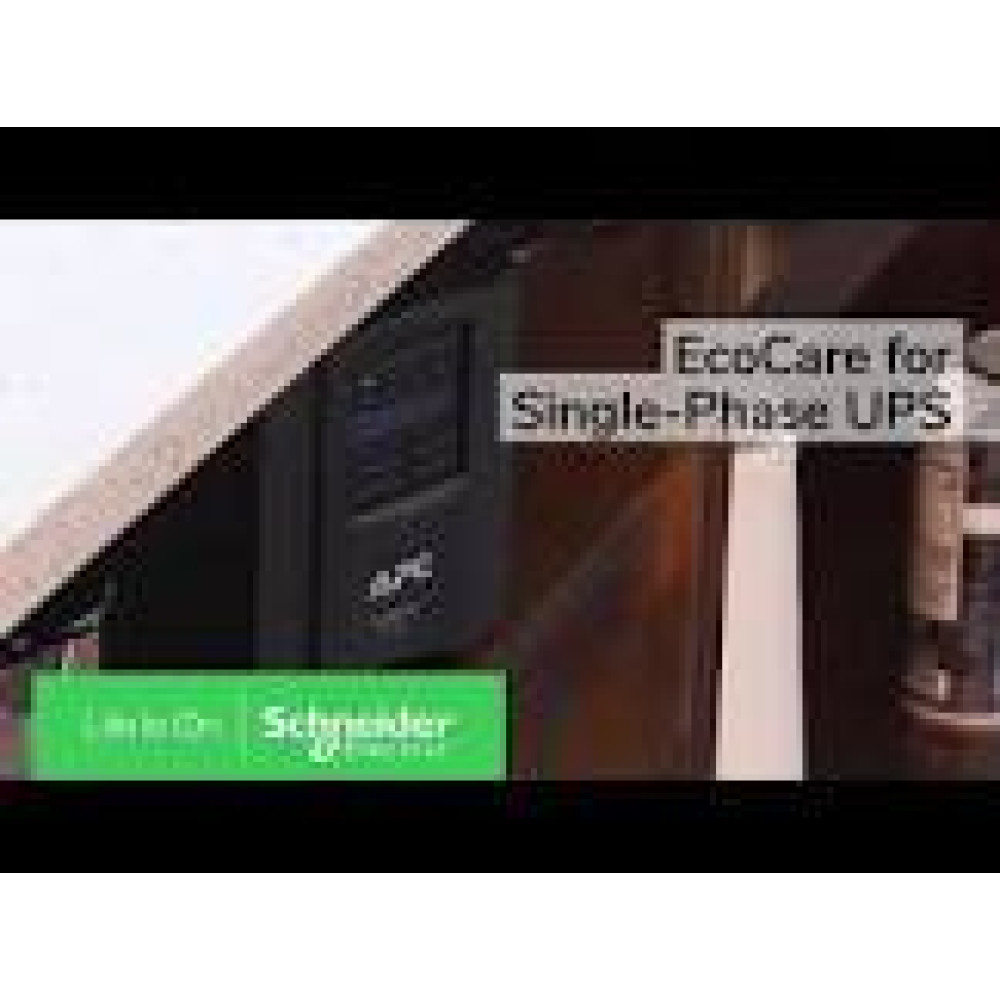 APC 1 Year EcoCare Essential for Single-Phase UPS L01A