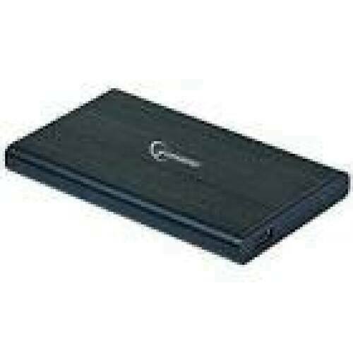 GEMBIRD EE2-U2S-5 HDD/SSD enclosure for 2.5 SATA - USB 2.0 Aluminium Black