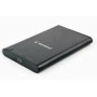 GEMBIRD EE2-U3S-6 HDD/SSD Drive enclosure 2.5inch with USB Type-C port USB 3.1 brushed aluminum black