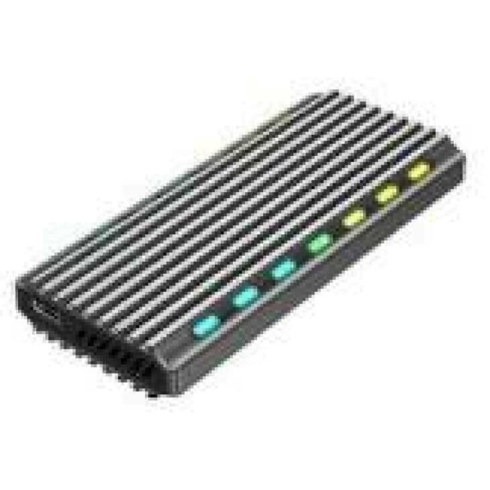 GEMBIRD EE2280-U3C-03 USB 3.1 enclosure for M.2 NVMe drives backlighted aluminum