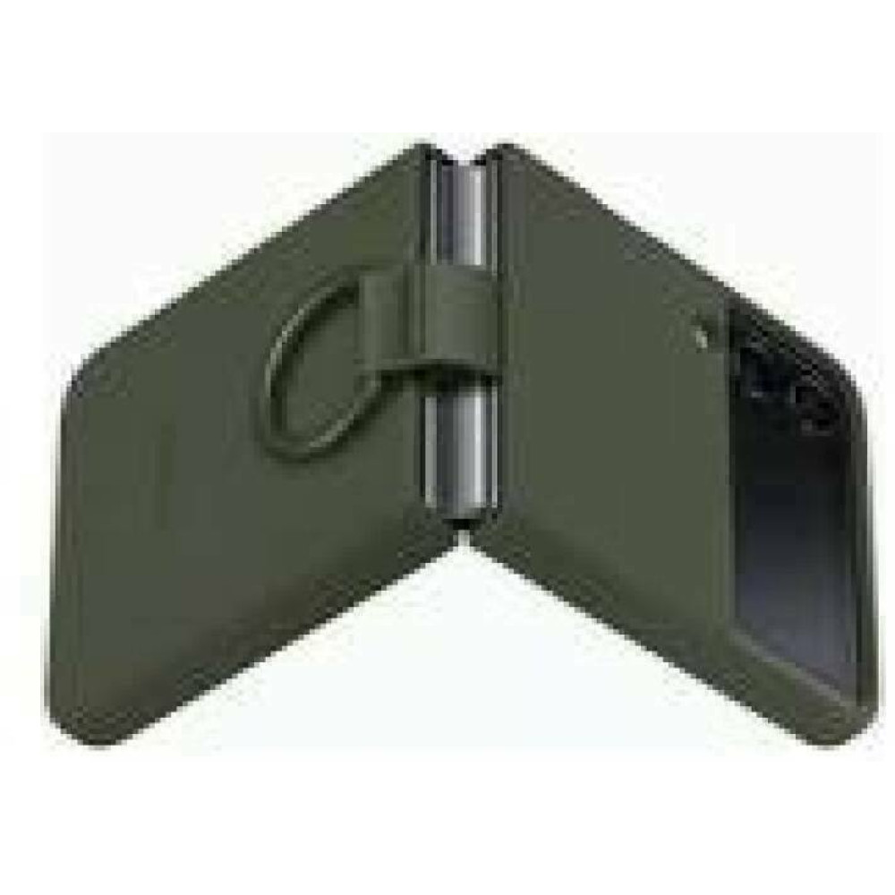 SAMSUNG Silicon Cover with Ring for Galaxy Z Flip4 Khaki