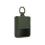SAMSUNG Silicon Cover with Ring for Galaxy Z Flip4 Khaki