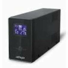 GEMBIRD UPS with AVR Intelligent surge-overload- and short-circuit protection Audible and visual alarms LCD status display