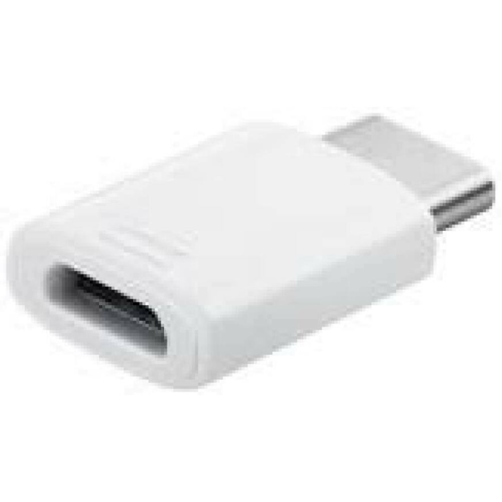 SAMSUNG usb typ-C cable with micro usb adaptor White