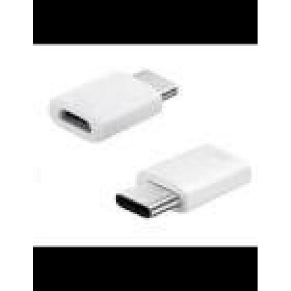 SAMSUNG usb typ-C cable with micro usb adaptor White