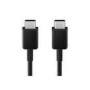 SAMSUNG Cable USB-C to USB-C 3A 15W & 25W 1.8m Black