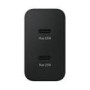 SAMSUNG Power Adapter Duo 50W or 2x 25W mains charger GaN with 5A 1.8m cable