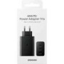 SAMSUNG Power Adapter Trio 65W USB-C 25W USB-C 15W USB-A Black