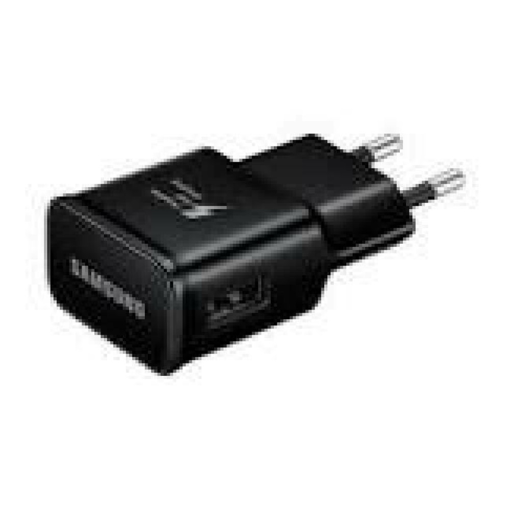 SAMSUNG Fast Charger 15w USB-A Adapter 1.5m USB-C Cable included Black