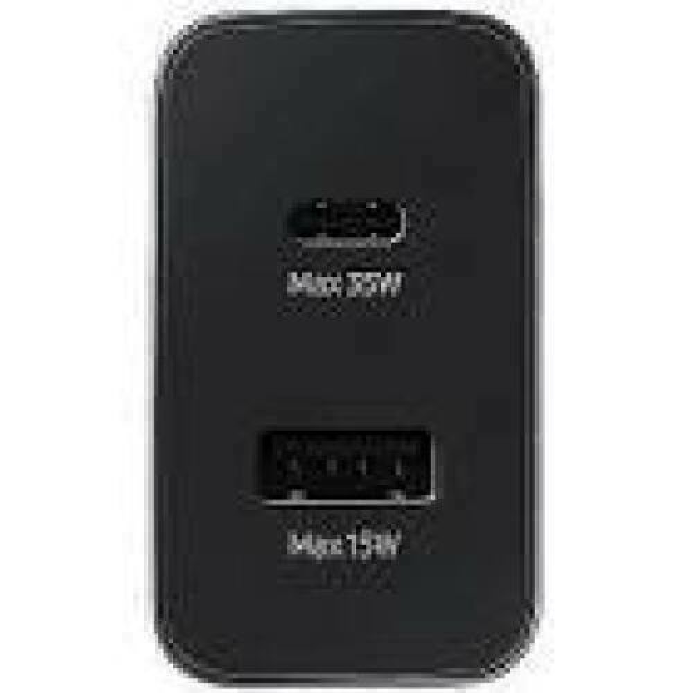 SAMSUNG Power Adapter Super Fast Charg. Duo USB-A 15W USB-C 35W without cable Black