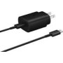 SAMSUNG 25W Wall Charger Super Fast USB-C to USB-C with Cable Black
