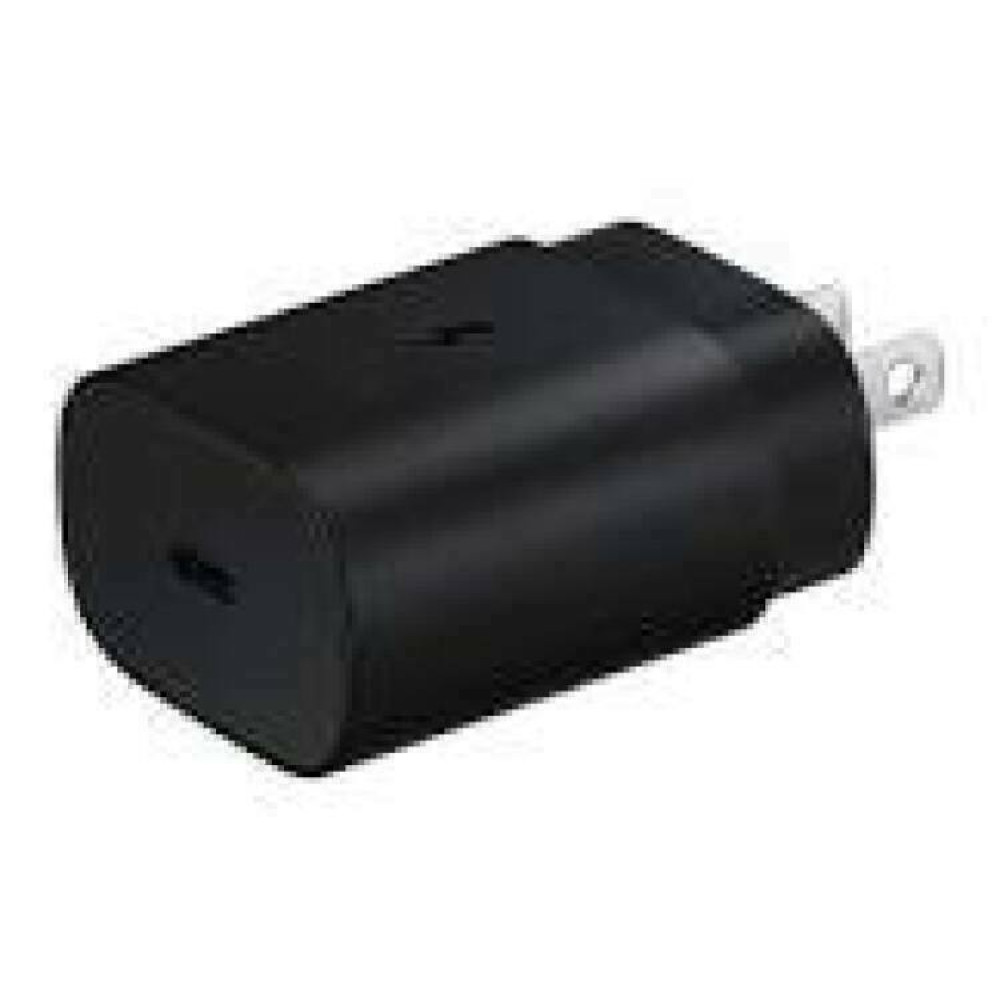 SAMSUNG 25W Wall Charger Super Fast USB-C to USB-C with Cable Black