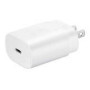 SAMSUNG 25W Wall Charger Super Fast USB-C to USB-C with Cable White