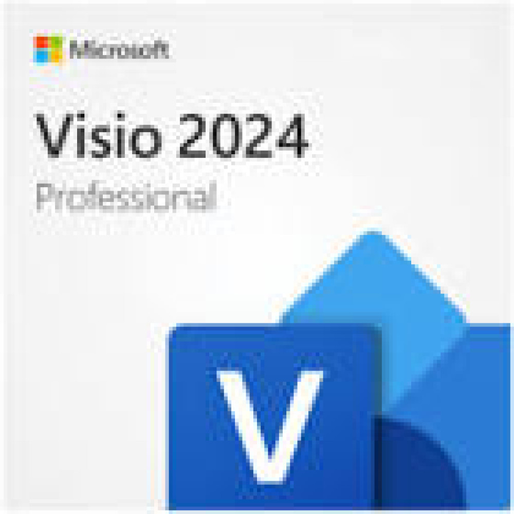 MS ESD Microsoft Visio Professional 2024 All Languages Online Product Key License 1 License Downloadable Click to Run ESD NR