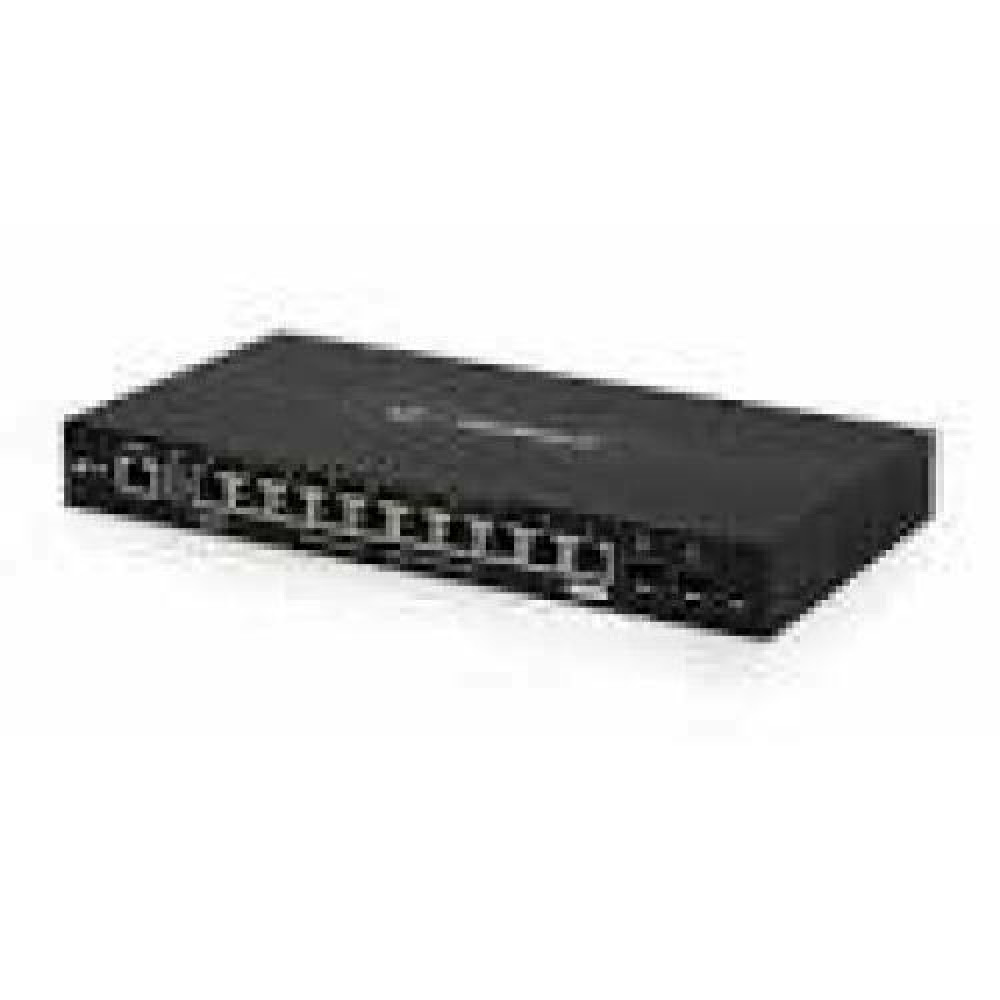 UBIQUITI ER-12 EdgeRouter - 10x Gigabit Router with PoE Passthrough 2x SFP