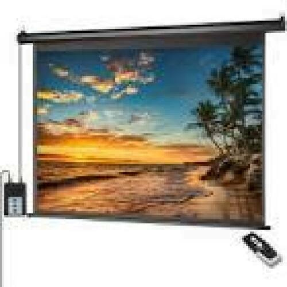 ART ELECTRIC SCREEN 100inch 254x254cm with EA-100 remote control 1:1