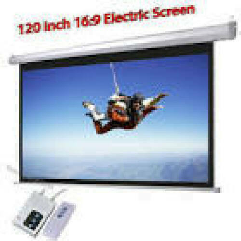 ART ELECTRIC SCREEN 120inch 150x266cm with EA-120 remote control 16:9