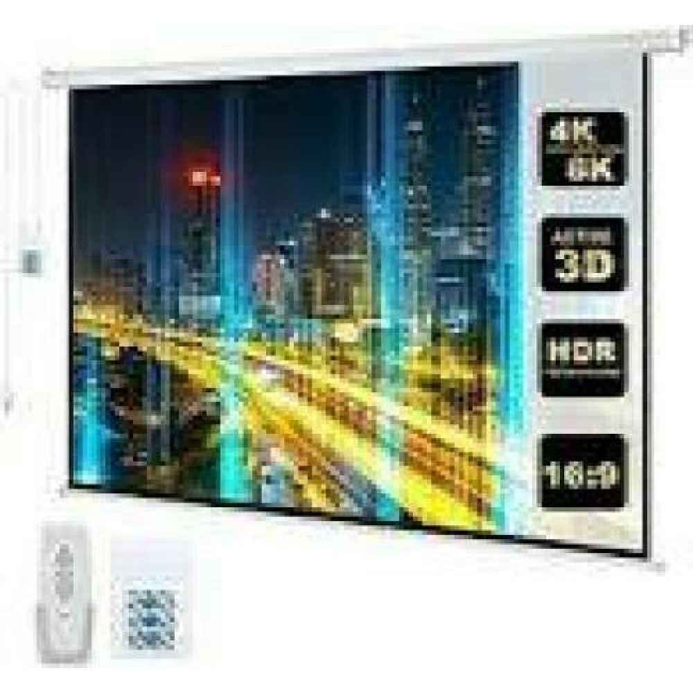 ART ELECTRIC SCREEN 84inch 213x213cm with remote control EA-84 1:1