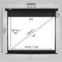 ART HAND SCREEN 70inch 107x142cm MA-70 4:3