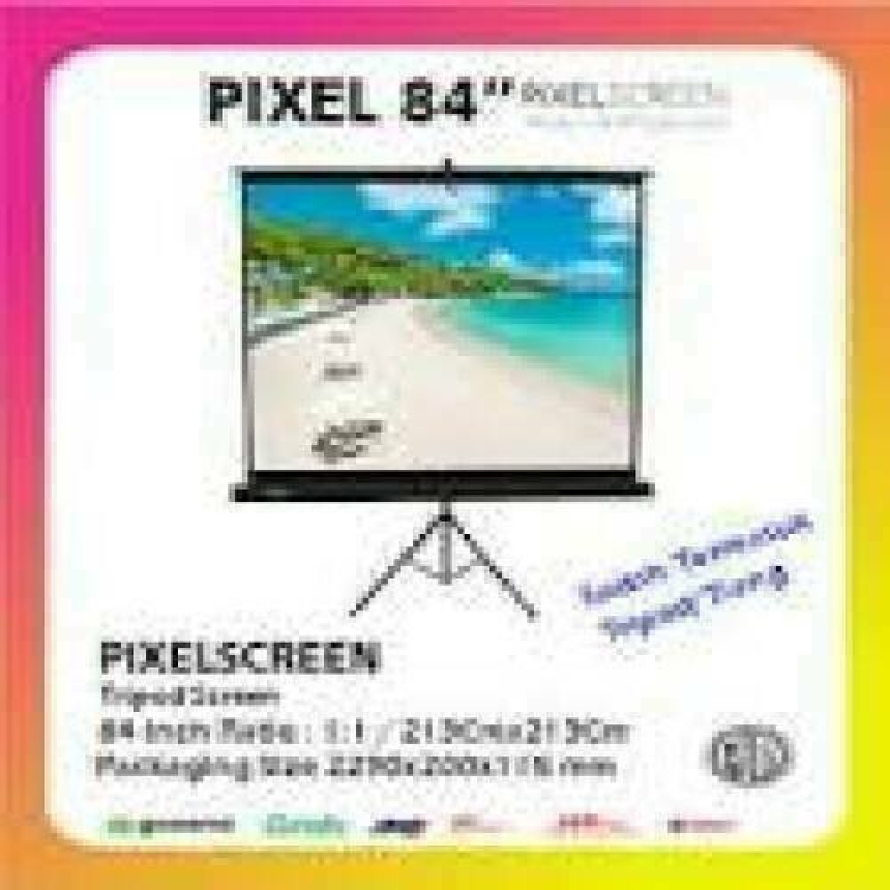 ART MANUAL SCREEN ON A TRIPOD 84inch 213x213cm TA-84 1:1