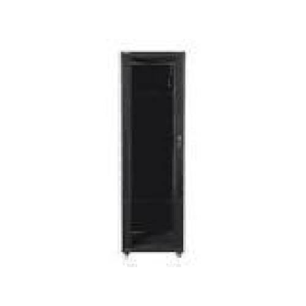 LANBERG rack cabinet 19inch 42U 600x1000 black mesh door LCD