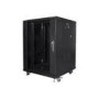 LANBERG FF01-6615-12B free-standing rack 19inch self-assembly flat pack 15U/600x600mm black