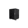 LANBERG free standing rack cabinet 19/15U 600x600 glass door LCD flat pack grey V2