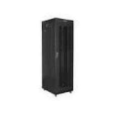 LANBERG free standing rack 19inch cabinet 42U 600x600 mesh door LCD flat pack black
