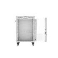 LANBERG free standing rack cabinet 19/15U 600x800 glass door LCD flat pack grey V2