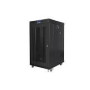 LANBERG free standing rack cabinet 19/22U 600x800 glass door LCD flat pack grey V2