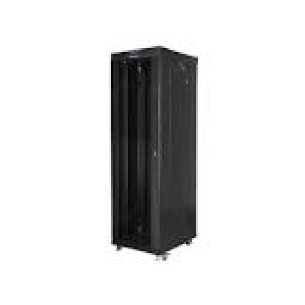 LANBERG free standing rack cabinet 19/42U 600x800 glass door LCD flat pack grey V2