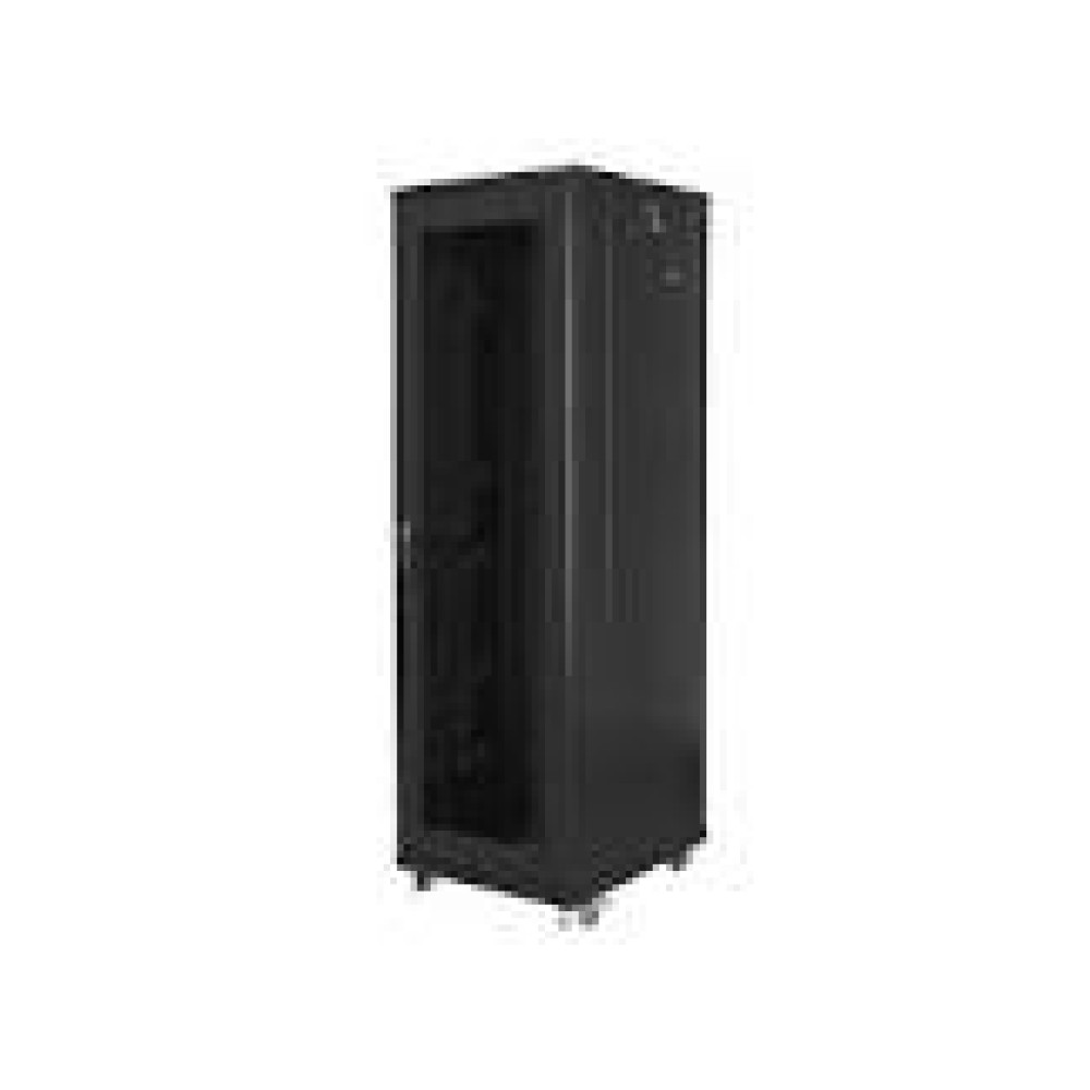 LANBERG free standing rack cabinet 19/42U 600x800 mesh door LCD flat pack grey