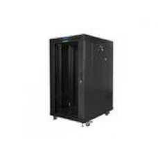 LANBERG FF01-8022-12BL free-standing rack 19inch self-assembly flat pack 22U/800x1000mm black glass door LCD LANBERG FF01-8022-12BL free-standing rack 19inch self-assembly flat pack 22U/800x1000mm black glass door LCD