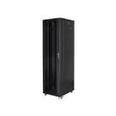 LANBERG free standing rack 19inch cabinet 37U 800x1000 glass door LCD flat pack black