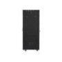 LANBERG free standing rack 19inch cabinet 37U 800x1000 glass door LCD flat pack black